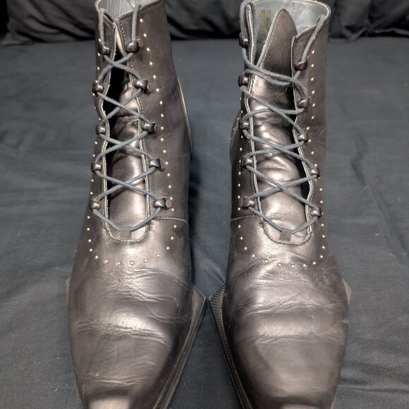 John Fluevog Magnus Boots - Size 10 - Black? Brown? - Picture 3 of 6